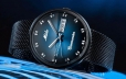 瑞士美度表推出全新指挥官系列复刻版“光影”蓝色渐变盘全自动机械腕表