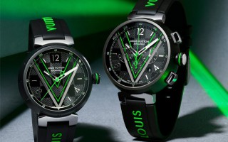 路易威登推出两款全新Tambour Damier Graphite Race腕表