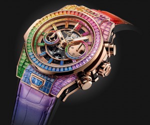 Hublot宇舶表推出全新Big Bang Unico High Jewelry Rainbow高级珠宝彩虹腕表