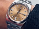 经典老款 ROLEX蚝式恒动116000 白葡萄故事会