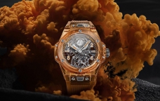 HUBLOT宇舶表推出BIG BANG陀飞轮自动上链橙色蓝宝石腕表