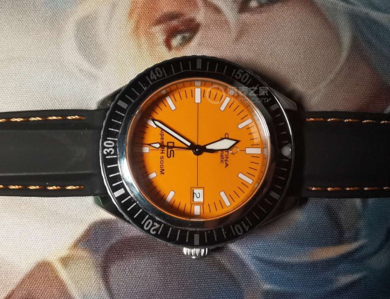五彩缤纷的世界，橙甸甸的腕表，雪铁纳DS SUPER PH500M