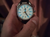 白盘橙针非常有感觉    入手欧米茄海马AT150