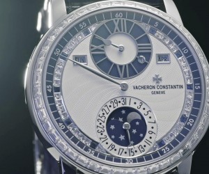 江詩丹頓推出Les Cabinotiers閣樓工匠三針一線萬年歷“月光之境”藍寶石珠寶腕表