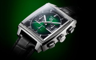 TAG Heuer泰格豪雅推出摩纳哥系列绿盘限量腕表