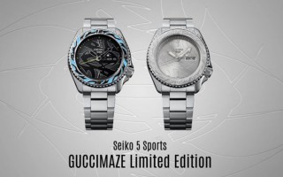 精工推出两款全新5 Sports GUCCIMAZE联名限量腕表