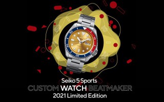 精工推出5 Sports系列Custom Watch Beatmaker 2021限量版腕表
