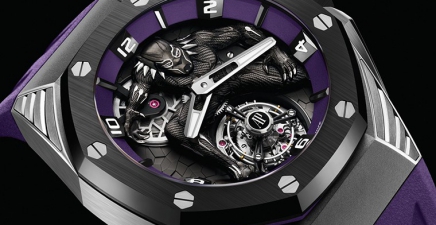 估價500萬港元 佳士得拍賣愛彼皇家橡樹概念黑豹飛行陀飛輪腕表 