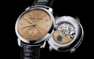 雅典表推出Classico鎏金系列腕表The Hour Glass银座25周年特别限量版