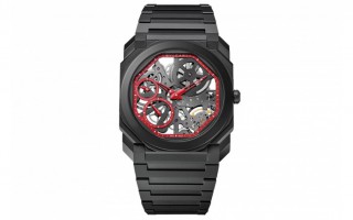 BVLGARI宝格丽推出Octo Finissimo Skeleton Red镂空红色限量腕表
