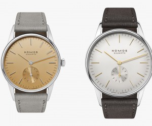 Nomos推出Orion 33金色和0rion 38银色对表