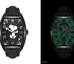 Franck Muller法穆兰携手 Bamford Watch Department 联合呈现以「史努比」为灵感的 Crazy Hours 限量版腕表