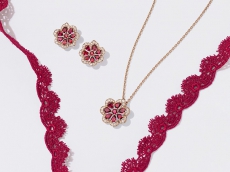Precious Lace系列 红宝石在萧邦创意珠宝中绽现端庄优雅魅力