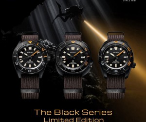 精工推出三款全新Prospex Black Series系列潜水表