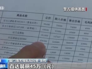 厦门海关侦破案值2亿元的钟表走私案