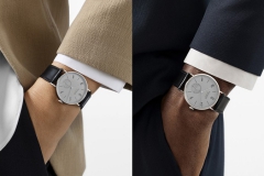 NOMOS Glashütte经典Tangente neomatik腕表: 全新推出两种尺寸的铂金灰腕表