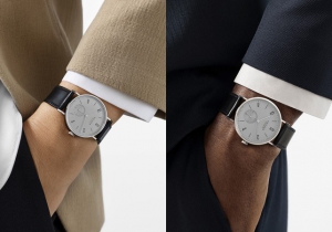 NOMOS Glashütte经典Tangente neomatik腕表: 全新推出两种尺寸的铂金灰腕表