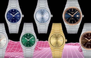 天梭表推出全新PRX系列40毫米机械间金腕表和35毫米石英腕表