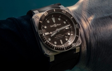 柏莱士推出全新BR 03-92棕色青铜潜水腕表