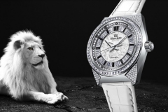 冠蓝狮Grand Seiko全新发布具备罕见工艺的珠宝腕表：白狮