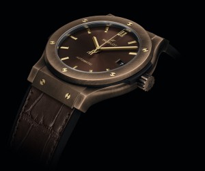 Hublot宇舶表推出全新经典融合系列45毫米青铜棕色腕表
