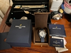 百年靈超級海洋白盤  給自己買的第一塊腕表