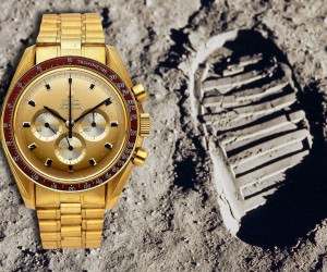 Heritage拍卖行呈现宇航员迈克尔·柯林斯的欧米茄超霸黄金腕表