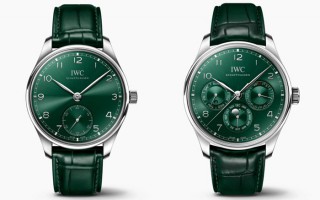 IWC萬國表推出全新綠色葡萄牙系列自動腕表40和萬年歷腕表42