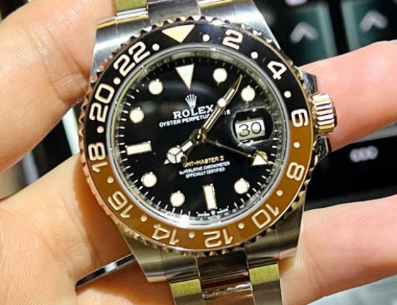 我心中最美间金GMT  劳力士格林尼治型