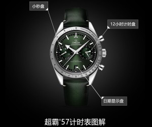 与众不同的绿盘 品鉴欧米茄超霸'57腕表