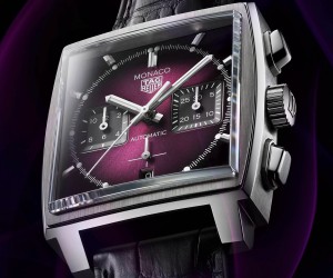 TAG Heuer泰格豪雅推出全新摩纳哥系列紫色表盘限量版腕表