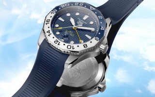 TAG HEUER泰格豪雅耀目发布 竞潜系列（AQUARACER）PROFESSIONAL 300两地时腕表