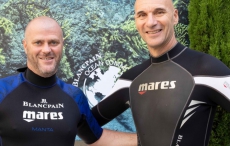 宝珀携手品牌挚友举办“心系海洋”展览 与自由潜世界冠军共同呈现水下静态闭气体验
