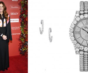 萧邦全球品牌大使朱莉娅·罗伯茨佩戴萧邦珠宝腕表臻品 出席克鲁尼正义基金会首届阿尔比奖颁奖典礼