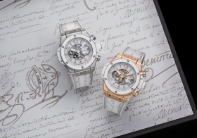 Hublot宇舶表推出Big Bang Unico Berluti灰白腕表
