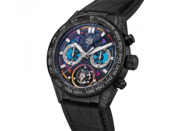 TAG Heuer泰格豪雅推出全新卡莱拉系列陀飞轮计时绚彩限量腕表