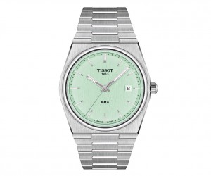 天梭表推出PRX薄荷綠石英腕表