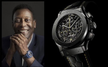 Hublot宇舶表经典融合计时码表致敬球王贝利