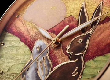 雅典表推出鎏金系列兔年珐琅腕表