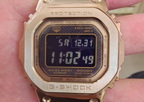 早晚也得入手小金块  我的卡西欧GSHOCK
