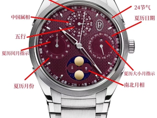 帕玛强尼推出带24节气的中国年历腕表