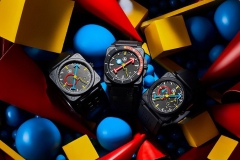 柏莱士推出三款全新BR 03系列黑色陶瓷腕表