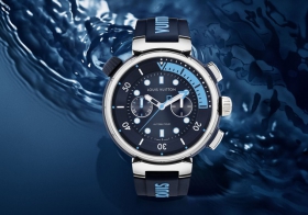 路易威登推出全新Tambour Street Diver Chronograph腕表