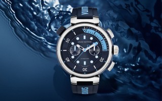 路易威登推出全新Tambour Street Diver Chronograph腕表