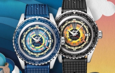 瑞士美度表推出两款全新领航者系列“彩虹圈”腕表
