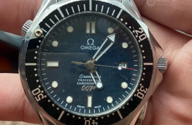 007系列论坛首发  老款欧米茄海马蓝盘