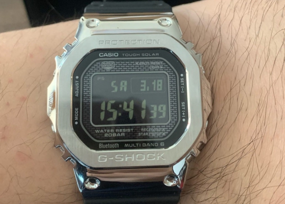 专柜痛快喜提小方块  卡西欧GSHOCK经典