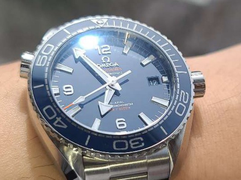 欧米茄海马海洋宇宙  大蓝盘最合我心意
