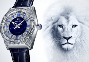 钻石、蓝宝石及950铂金——设计灵感源于白狮的全新Grand Seiko宝饰腕表佳作