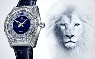 钻石、蓝宝石及950铂金——设计灵感源于白狮的全新Grand Seiko宝饰腕表佳作